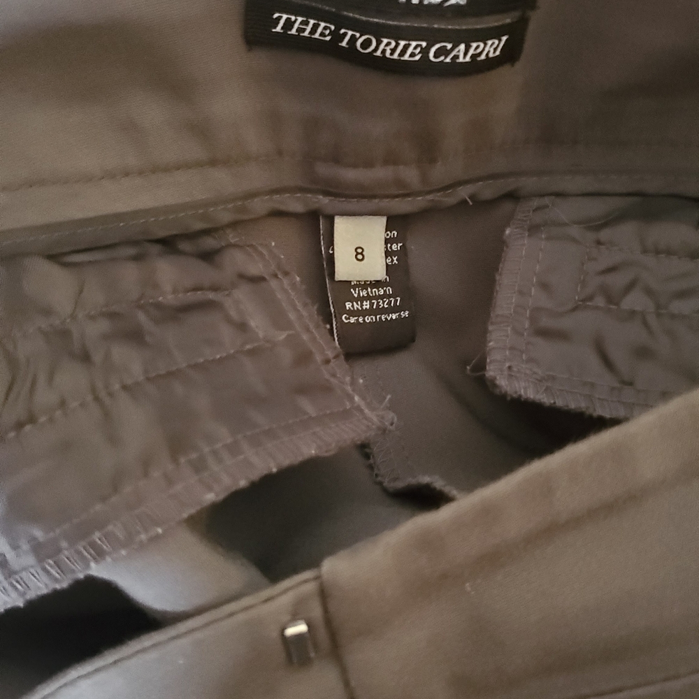 Gray The Torie Capri Pants